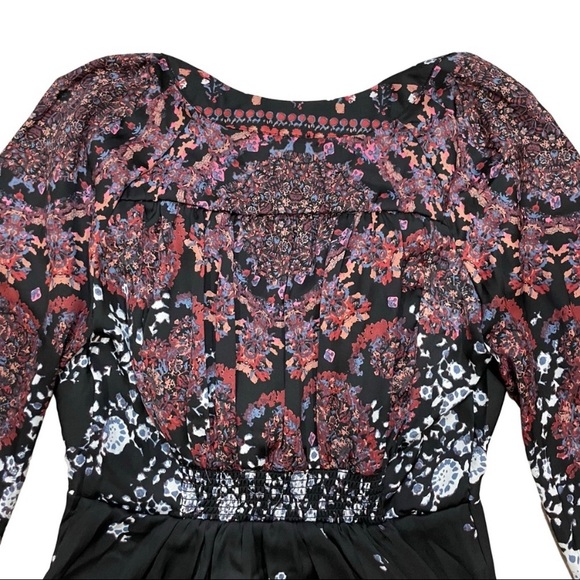 Free people Run Free navy print blouse in night combo - Picture 4 of 4